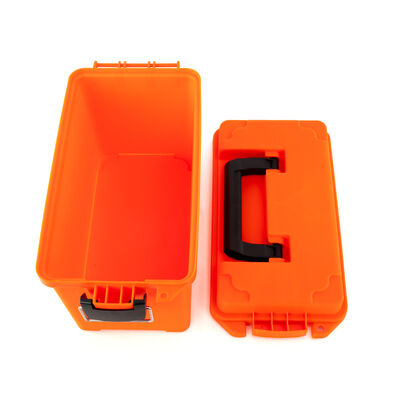 Waterproof Orange Dry Box With Detachable Lid | 14" x 7.5" x 8.67", , large